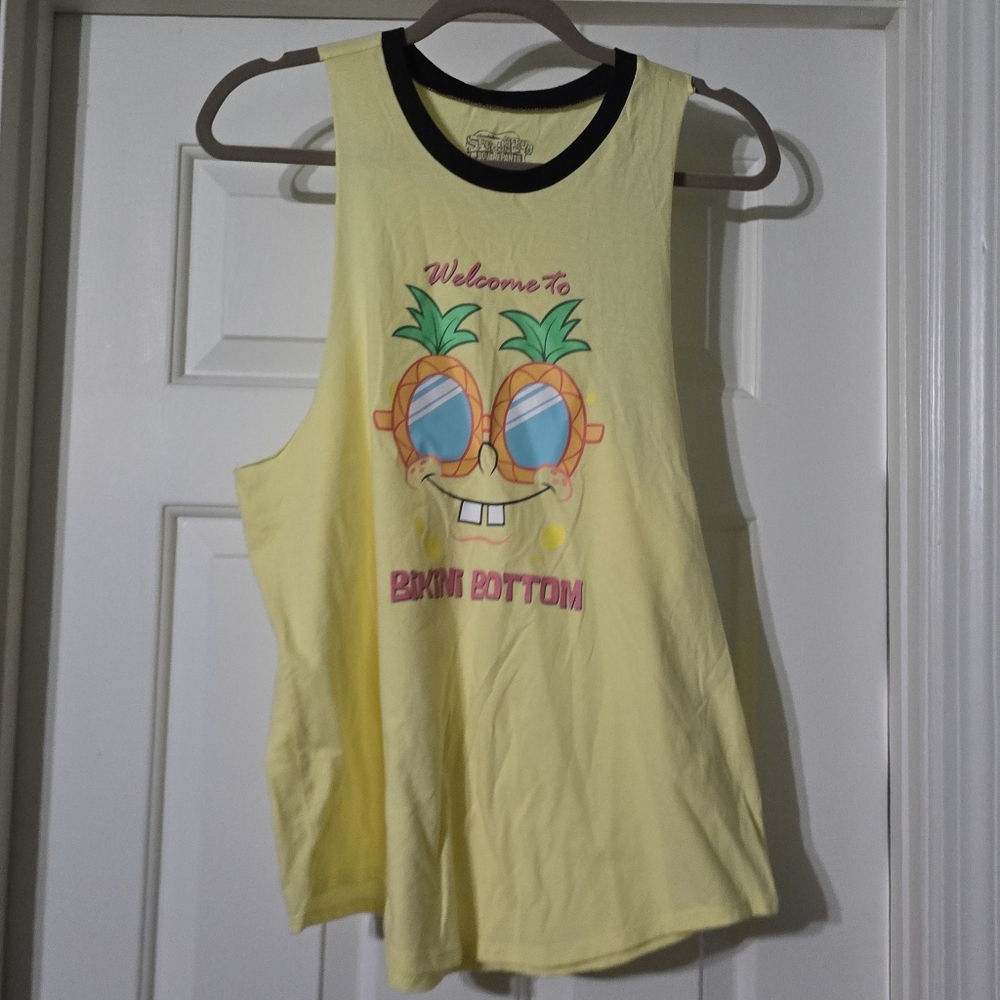 Nickelodeon SpongeBob SquarePants Welcome to Bikini Bottom Razor Back Tank